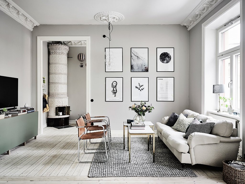 light grey paint living room