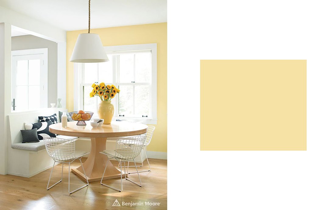 Yellow paint deals colors for kitchen