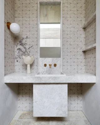 Transform Your Powder Room: 5 Tips for a Serene and Sophisticated Look
✨ Choose a Soft Colour Palette
Opt for soft, muted tones like beige, ivory, and light grey to create a calming and inviting ambience. These colours serve as a perfect backdrop for adding subtle elegance.
✨ Incorporate Natural Materials
Use natural materials such as marble, stone, or wood to add texture and warmth. These elements not only enhance the aesthetic appeal but also bring a sense of tranquillity to the space.
✨ Add Subtle Patterns
Introduce subtle patterns through wallpaper, tiles, or textiles. Choose designs that are delicate and understated to add visual interest without overwhelming the room.
✨ Focus on Elegant Fixtures
Select sophisticated fixtures like sleek taps, modern lighting, and stylish hardware. These small details can make a significant impact on the overall look and feel of the powder room.
✨ Incorporate Thoughtful Décor
Use minimal and tasteful décor items such as a simple vase with fresh flowers, a decorative mirror, or a piece of artwork. These accents should complement the neutral palette and add a touch of personality and character.
➡️ Planning a serene and sophisticated powder room? Save this post for ideas!
.
.
.
.
.
.
.
.
.
.
#thegoodpainter #Interiorlondon #londoninteriors #londoninteriordesign #londoninterior #londonhome #londonhomes #londonhouse #londonhouses #londonrealestate #londonproperty #powderroom #bathroominteriors #bathroomtrends #bathroomdecoration #bathroomtiles #powderroomdesign #marblecountertops #marbledesign #marbledecor #goldfaucet #tilestyle #tilework